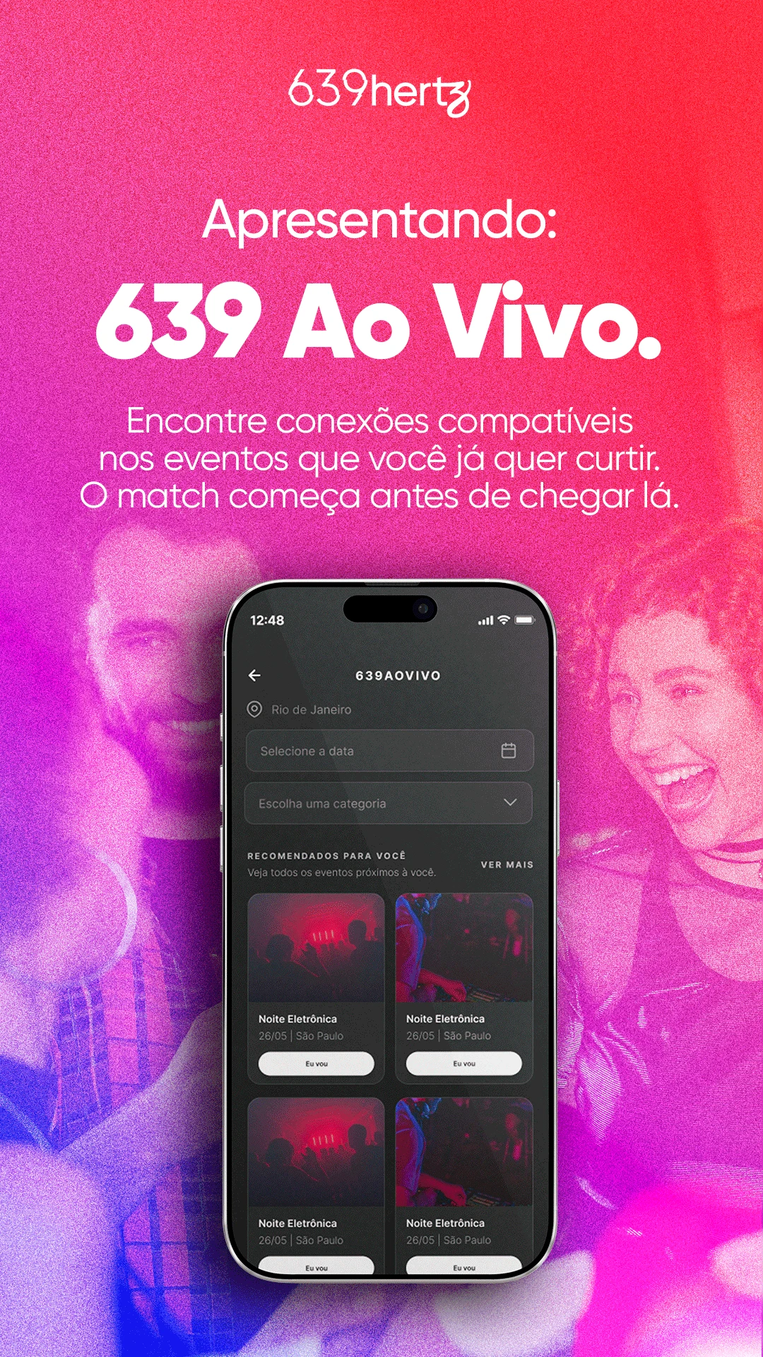 639Hertz – app de conexão screenshot