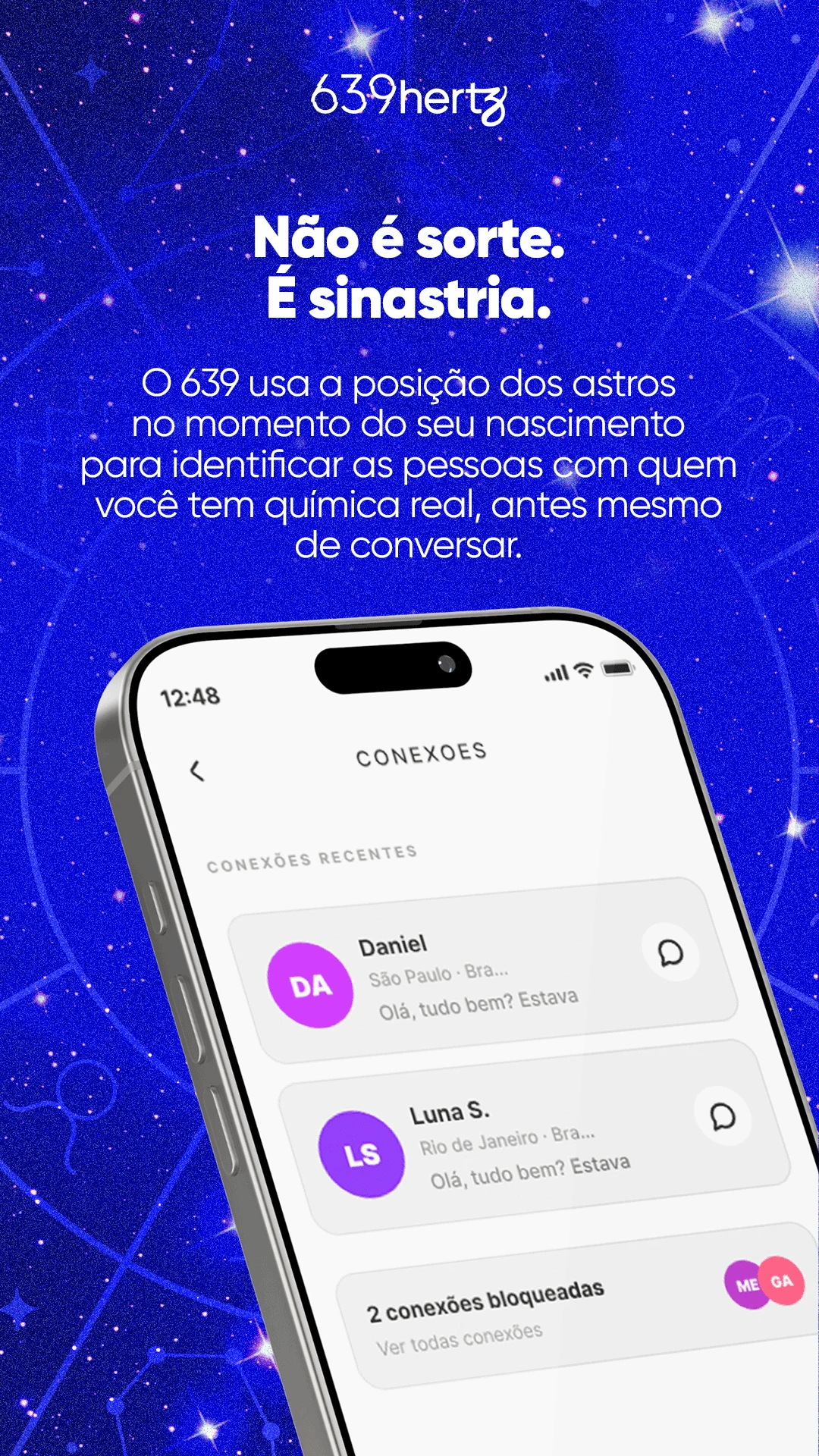 639Hertz – app de conexão screenshot